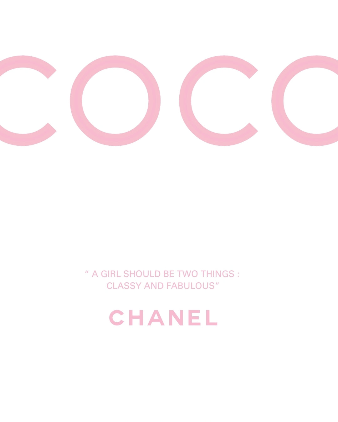 Coco chanel pink on sale